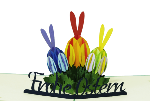 Klappkarte: Frohe Ostern