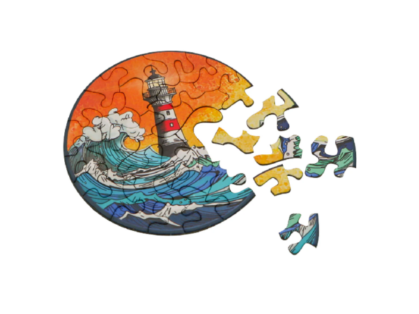 C-Puzzle: Leuchtturm