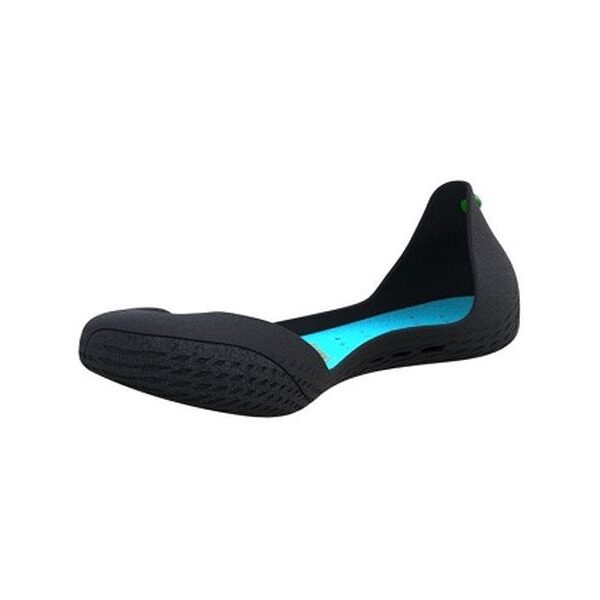 Anthrazite mit türkisblauer Innensohle