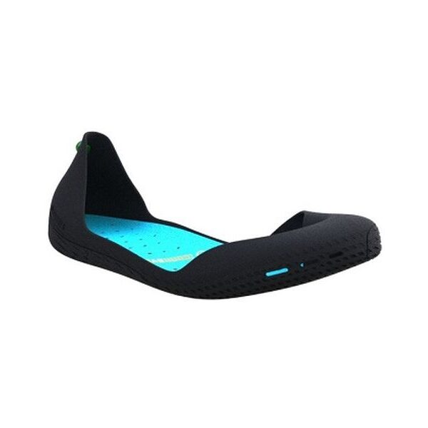 Anthrazite mit türkisblauer Innensohle