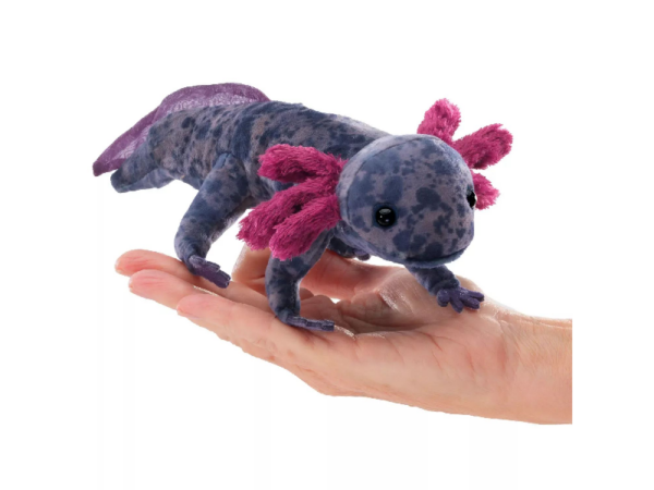 Handpuppe: Axolotl - mexikanischer Schwanzlurch