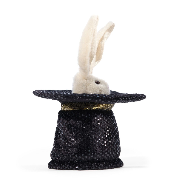 Fingerpuppe: Zauberhut-Hase