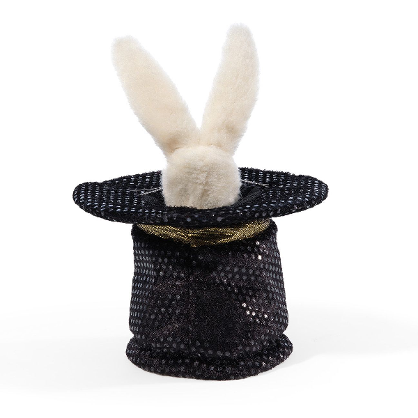 Fingerpuppe: Zauberhut-Hase