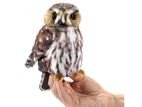 Handpuppe: Sperlingskauz