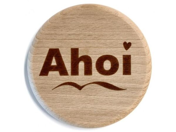 Glasdeckel aus Holz: Ahoi