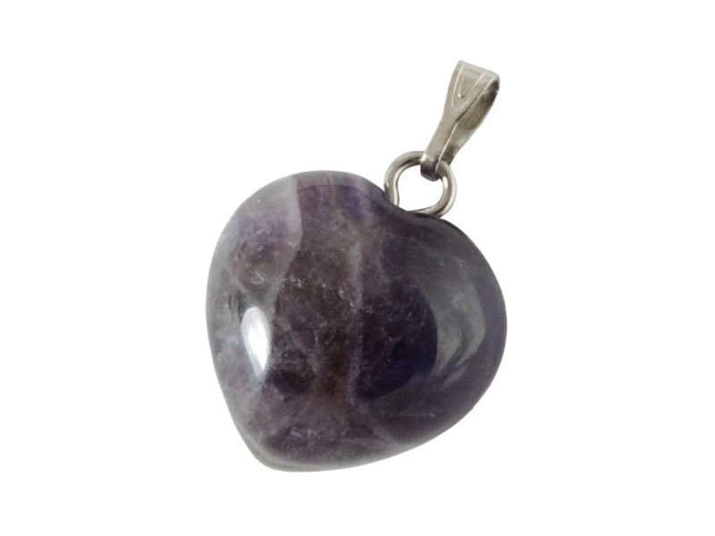 Amethyst (15 mm) Herzanhänger für Kertte: Amethyst (15 mm)