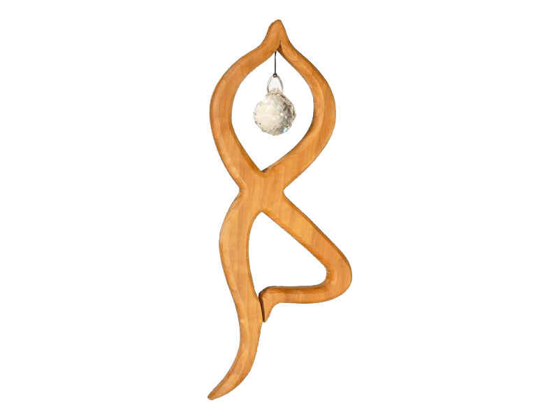 Balance Holz und Kristall - Motiv: Balance