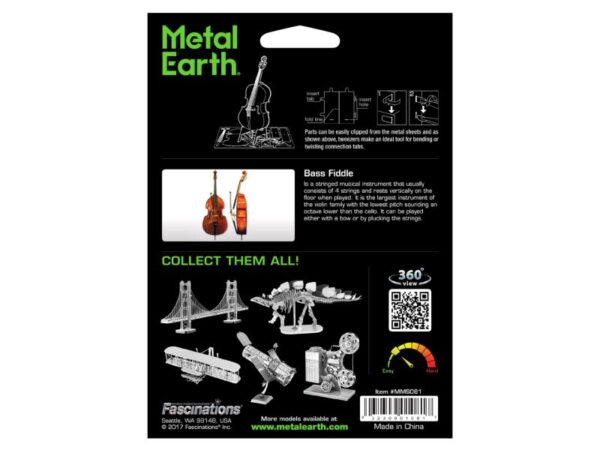 Metal Earth - Metallbausatz: Bass Geige