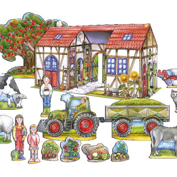 Bauernhof Bastelbuch: Bauernhof