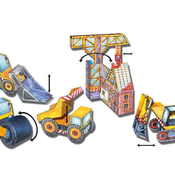 Baustelle Bastelbogen: Baustelle