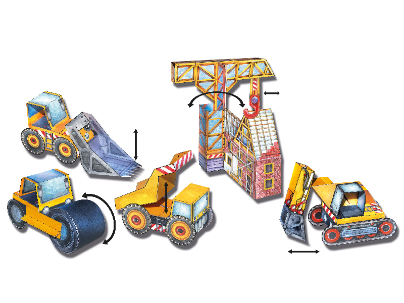 Baustelle Bastelbogen: Baustelle