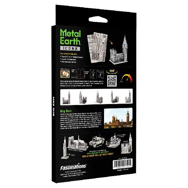 Big Ben, groß Metal Earth - Metallbausatz - Motiv: Big Ben, groß