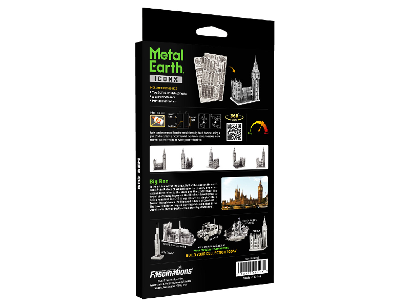 Big Ben, groß Metal Earth - Metallbausatz - Motiv: Big Ben, groß