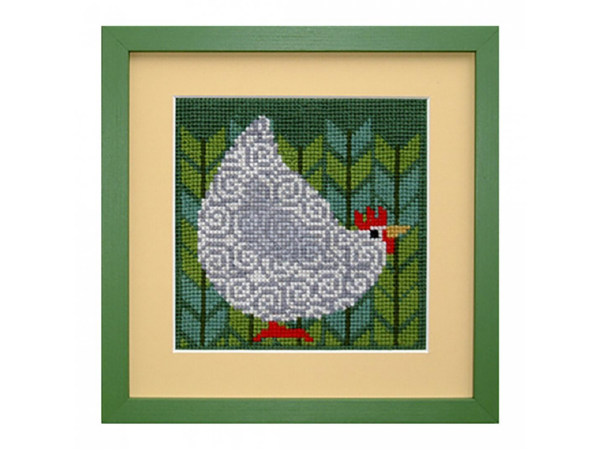Bild: Huhn Ane Fru Zippe - Kreuzstich - Motiv Bild: Huhn Ane