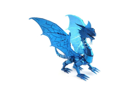 Metal Earth - 3D Metallbausatz - Motiv: Blauer Drachen