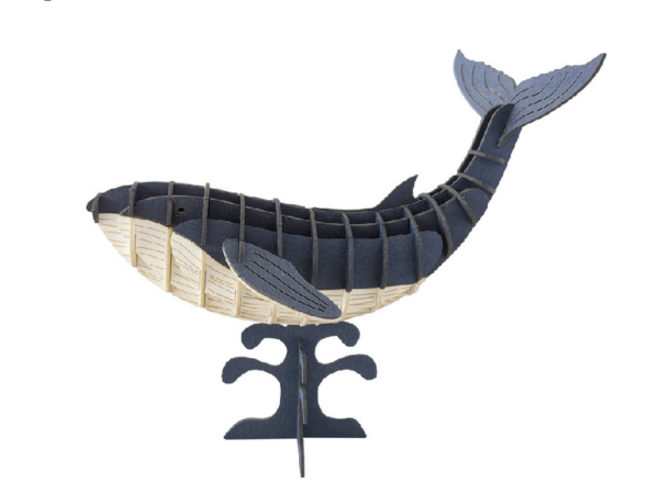 Fridolin - 3D Papiermodelle - Motiv: Blauwal