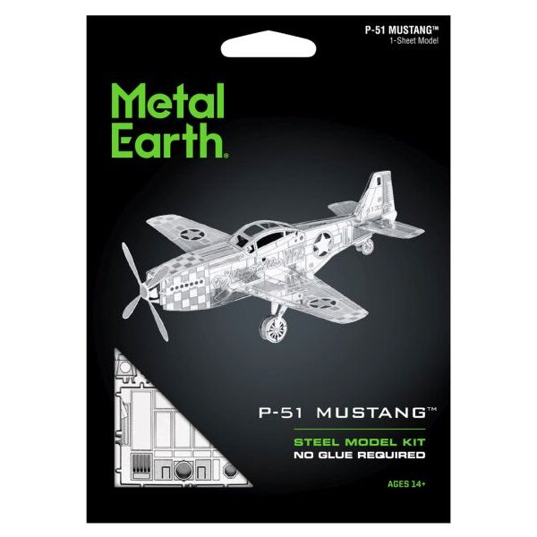 Metal Earth - Metallbausatz: Boeing P 51 Mustang