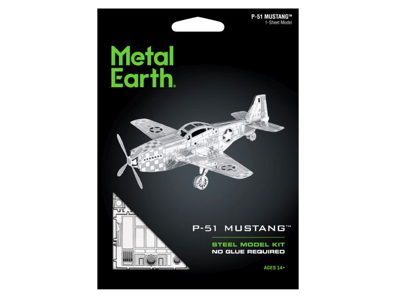 Metal Earth - Metallbausatz: Boeing P 51 Mustang