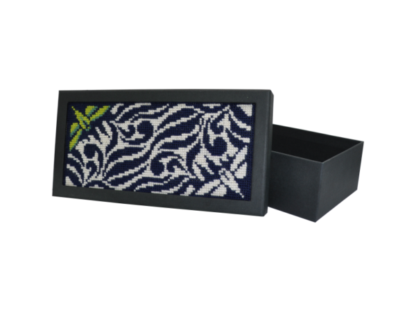 Box: Oleander Fru Zippe - Kreuzstich Box: Oleander