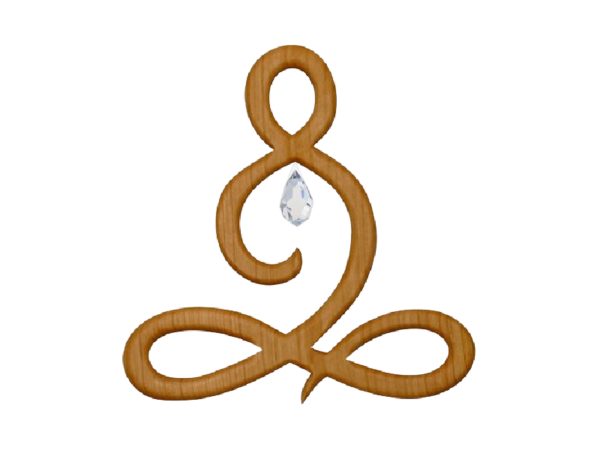 Buddha Holz und Kristall - Motiv: Buddha
