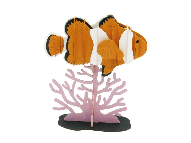 Clownfisch Fridolin - 3D Papiermodelle - Motiv: Clownfisch