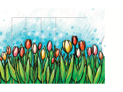Danke-Tulpen Danke Tulpen