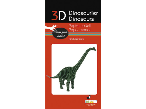 Fridolin - 3D Papiermodelle - Motiv: Dino Brachiosaurus