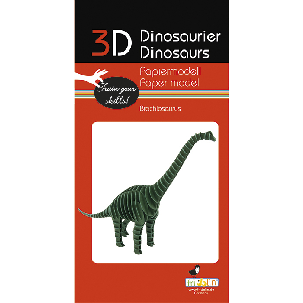 Dino - Brachiosaurus Fridolin - 3D Papiermodelle - Motiv: Dino Brachiosaurus