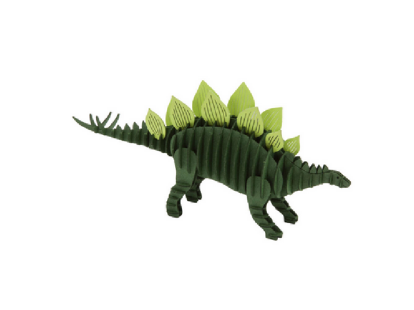 Fridolin - 3D Papiermodell - Motiv: Dino: Stegosaurus