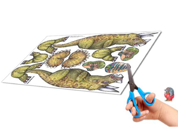 Dinosaurier Bastelbuch: Dinosaurier
