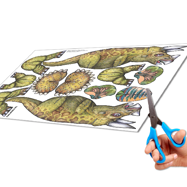 Dinosaurier Bastelbuch: Dinosaurier