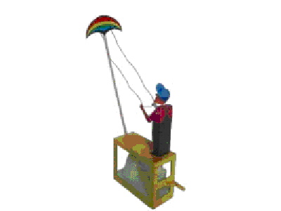 Papiermaschine - Motiv: Drachenlenker