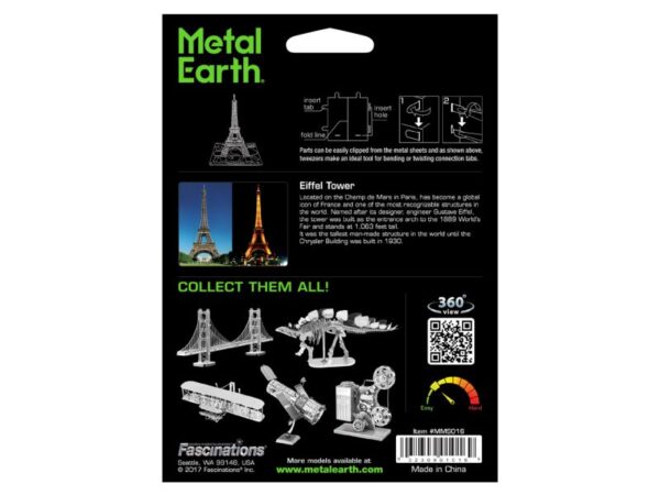 Metal Earth - Metallbausatz: Eiffelturm