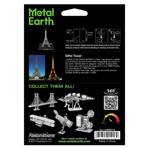 Metal Earth - Metallbausatz: Eiffelturm
