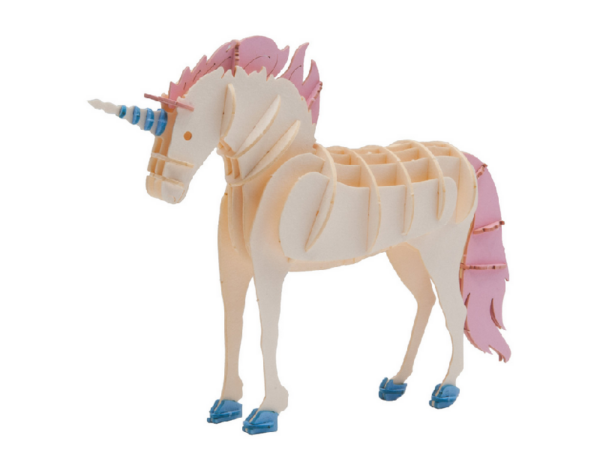 Einhorn Fridolin - 3D Papiermodelle - Motiv: Einhorn