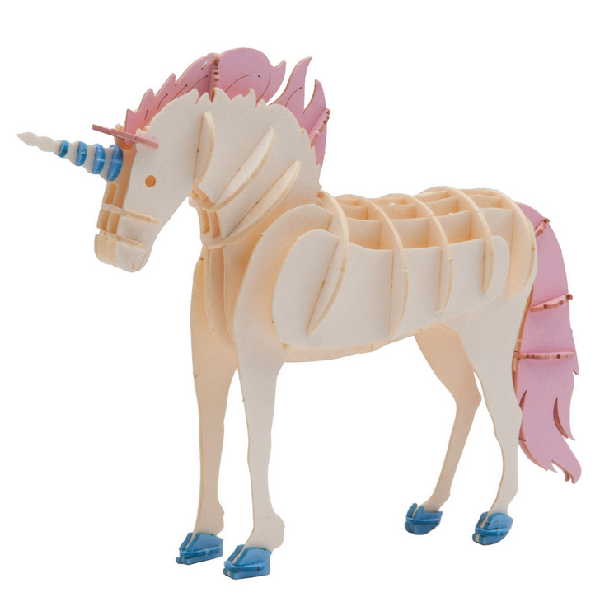 Einhorn Fridolin - 3D Papiermodelle - Motiv: Einhorn