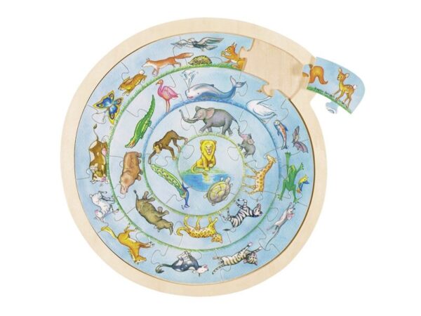 Einlegepuzzle Tierkreis