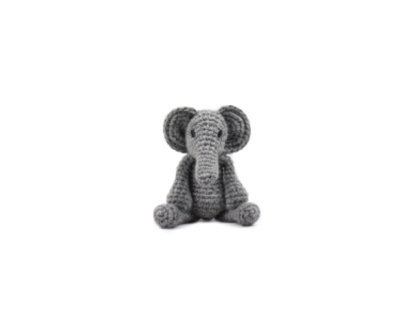 Elefant, klein Toft - Häkeltier - Motiv: Elefant, klein