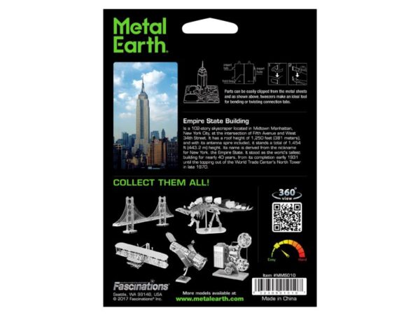 Empire State Building Metal Earth - Metallbausatz: Empire State Building