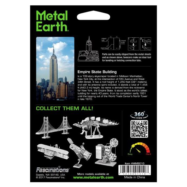 Empire State Building Metal Earth - Metallbausatz: Empire State Building