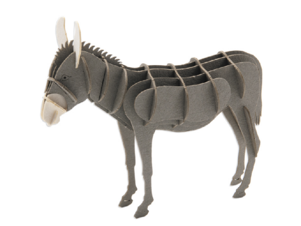 Fridolin - 3D Papiermodelle - Motiv: Esel
