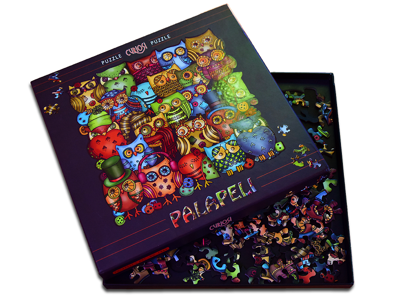 Bärenpresse - Puzzle: Eulen