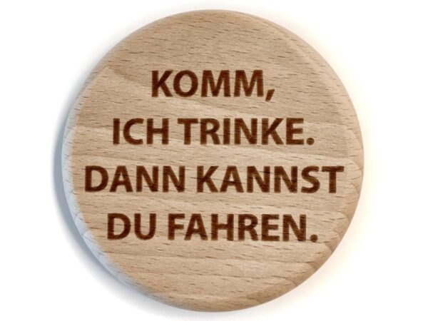 Glasdeckel aus Holz:Fahren