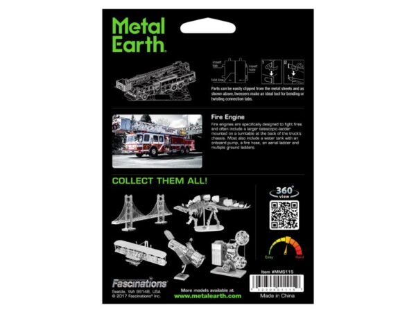 Feuerwehrauto Metal Earth - Metallbausatz: Feuerwehrauto