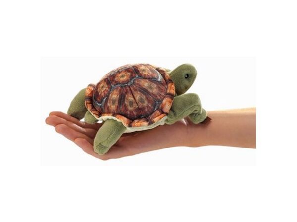 Fingerpuppe: Landschildkröte Fingerpuppe: Landschildkröte