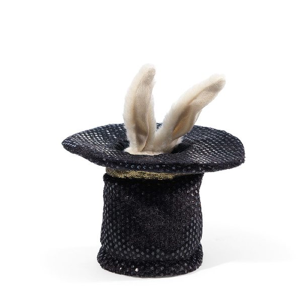 Fingerpuppe: Zauberhut Hase