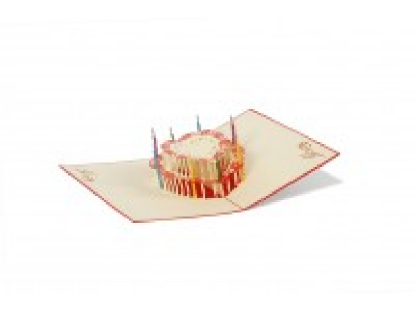 Klappkarte: Geburtstags Torte