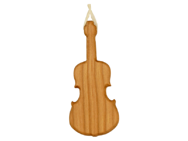 Anhänger aus Holz - Motiv: Geige