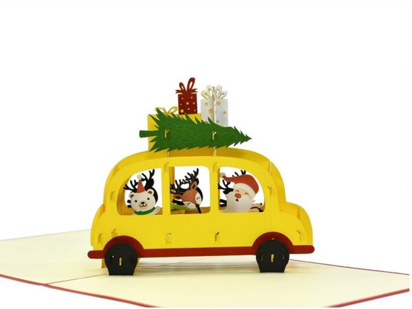 Klappkarte: Geschenkebus