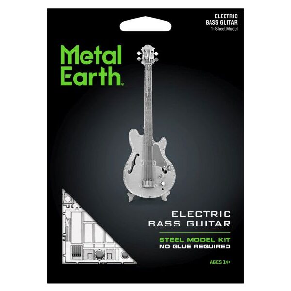 Gitarre Electric Bass Metal Earth - Metallbausatz: Gitarre Electric Bass